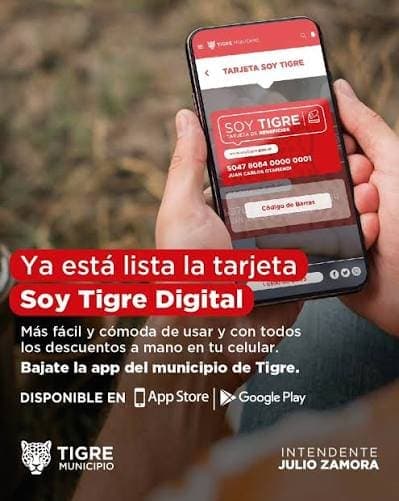 Tarjeta Soy Tigre